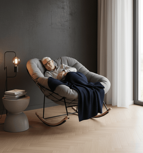 Hudson Bouncy Oversized Rocking Chair