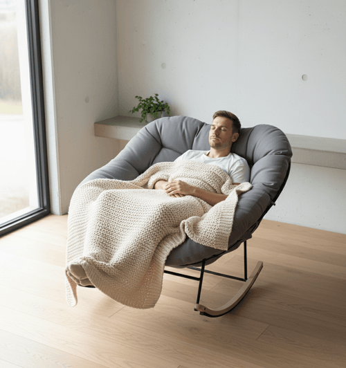 Hudson Bouncy Oversized Rocking Chair