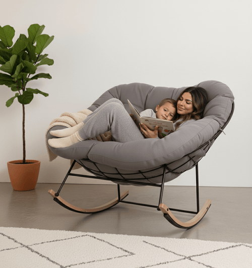 Hudson Bouncy Oversized Rocking Chair